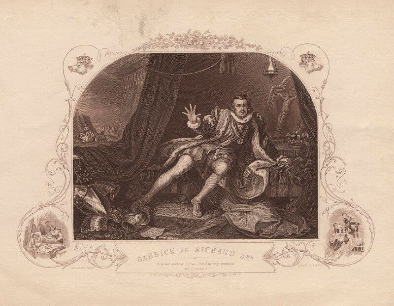 David garrick as richard iii npg d8363