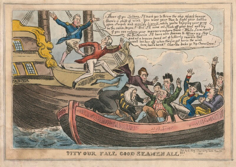 Pity our fall, good seamen all!!! npg d48838