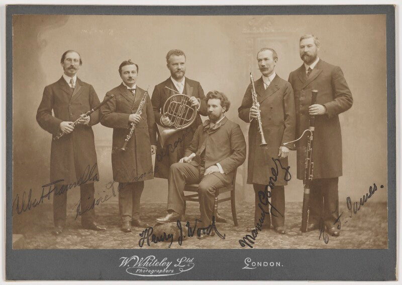 Sir henry wood with promenade concert performers npg p1837