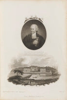 Colin Milne with 'A View of Greenwich Hospital' NPG D34346