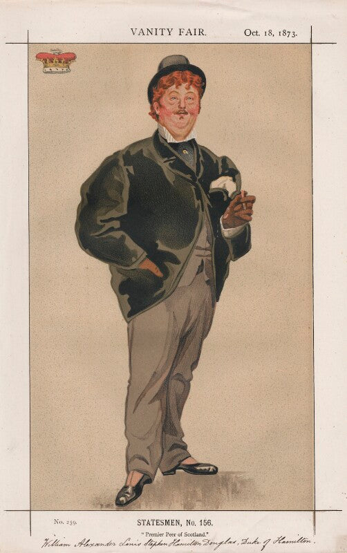 William alexander louis stephen douglas hamilton, 12th duke of hamilton and 9th duke of brandon ('statesmen, no. 156.') npg d43610