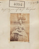 Unknown girl ('Reproduction by order of Miss Tempest') NPG Ax54109