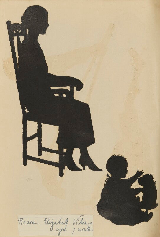 Rosea elizabeth vickers and an unknown woman npg d46658