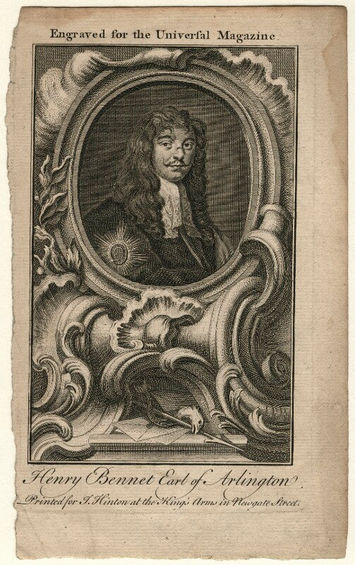 Henry bennet, 1st earl of arlington npg d16726