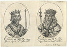 King Edward II; King Edward III (fictitious portraits) NPG D22804