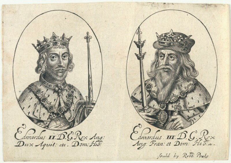 King edward ii; king edward iii (fictitious portraits) npg d22804