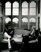 Dadie Rylands and an unknown man NPG x25017