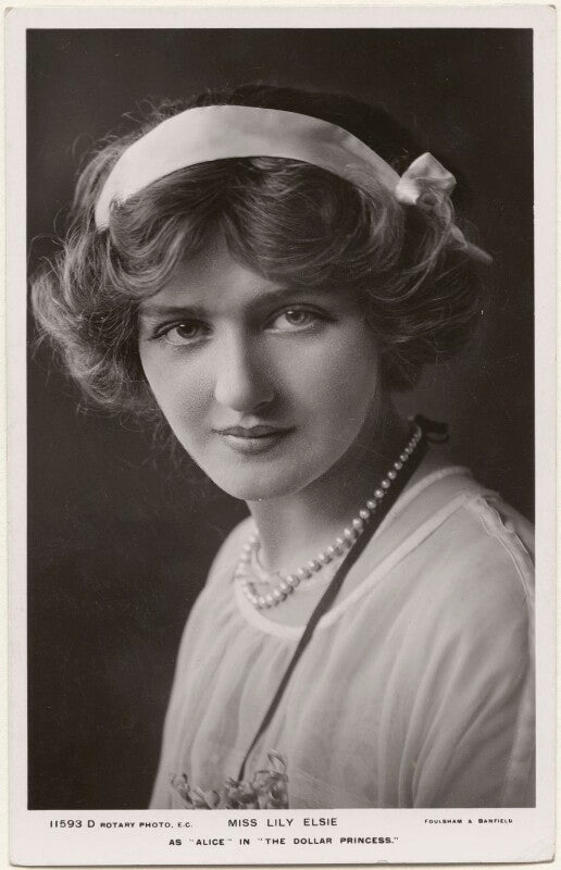 Lily elsie as 'alice' in 'the dollar princess' npg x201066