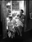 Tony Rawlinson; Sarah Jane Bulwer-Long (née Rawlinson); Bessie Ford Taylor (née Emmatt), Lady Rawlinson NPG x154140