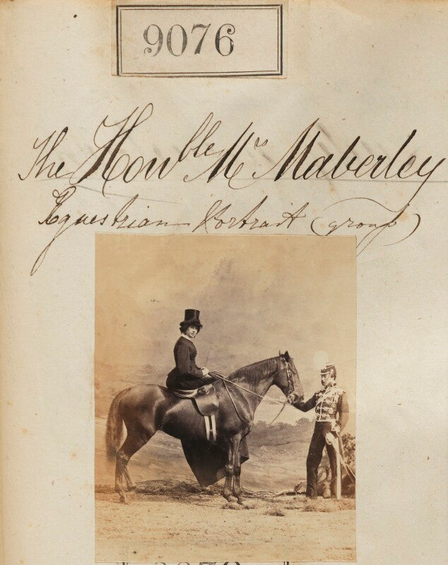 Hon. catherine charlotte maberley (née prittie) with an unknown man npg ax58898