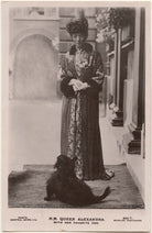 'H.M. Queen Alexandra with her favorite dog' (Queen Alexandra) NPG x196870