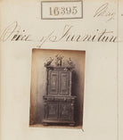 'Piece of furniture' NPG Ax64308