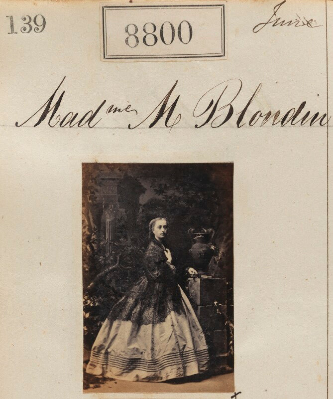 Madame m. blondin npg ax58623