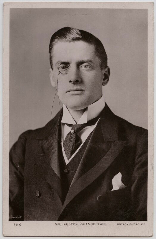 Sir (joseph) austen chamberlain npg x197749
