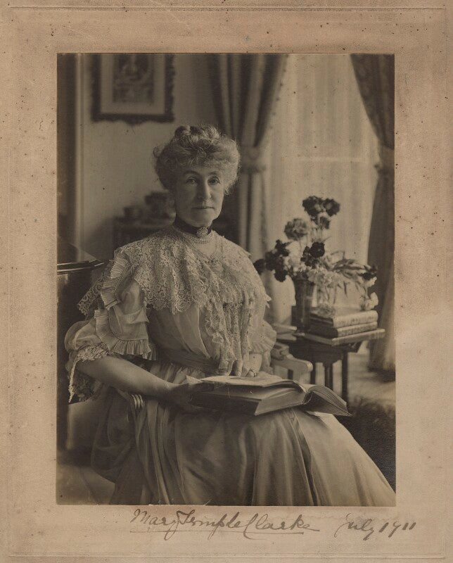 Mary temple (née rose), lady clarke npg x29736