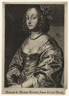 Mary (née Ruthven), Lady van Dyck NPG D20907