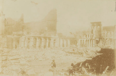 'Avenida Errázuriz after the Earthquake' NPG P1700(80a)