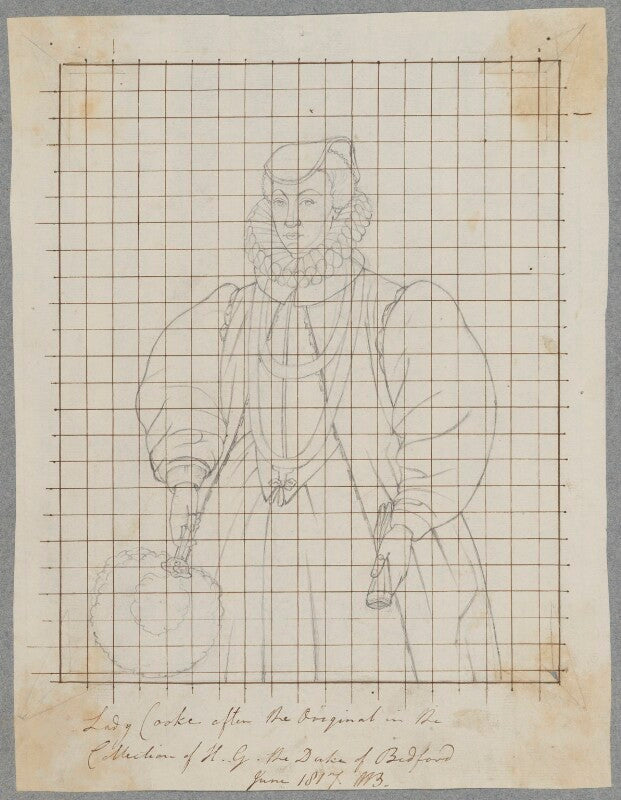 Anne (née fitzwilliam), lady cooke npg d17127