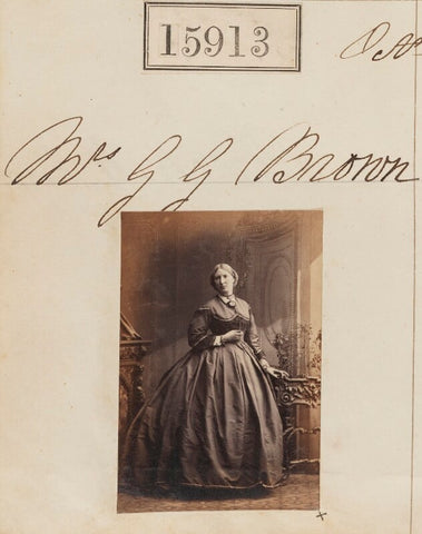 Mrs G.G. Brown NPG Ax63843