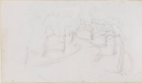 Sketch of a road NPG D23146(16b)