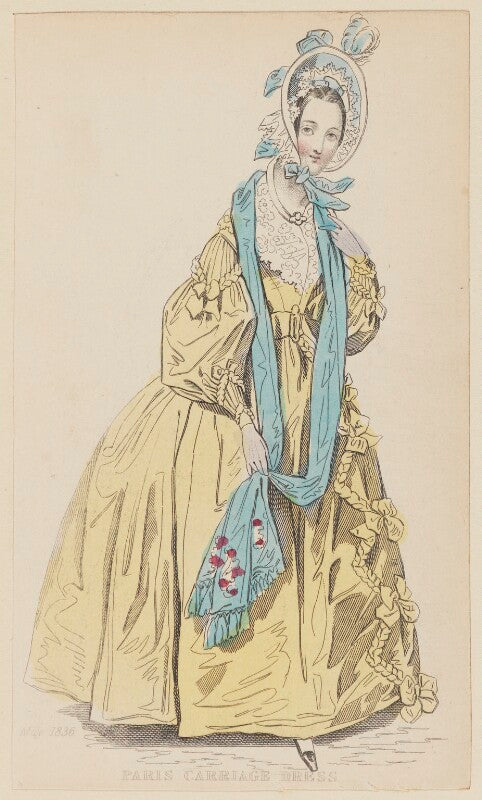 'paris carriage dress', may 1836 npg d47684
