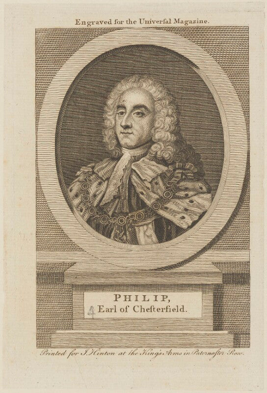 Philip dormer stanhope, 4th earl of chesterfield npg d14630