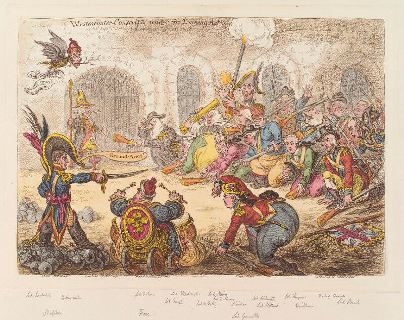 'westminster conscripts under the training act' npg d12872