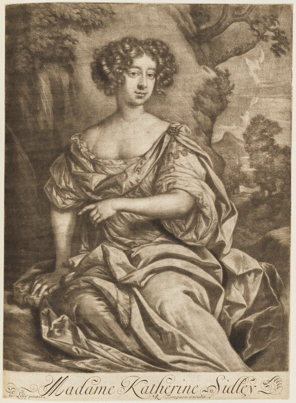 Catherine sedley, countess of dorchester npg d18790