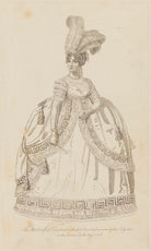 Anne Townshend (née Montgomery), Marchioness Townshend ('The Marchioness of Townshend in her full Court dress, as worn by her Ladyship, on the Queen's Birth day, 1806') NPG D47498