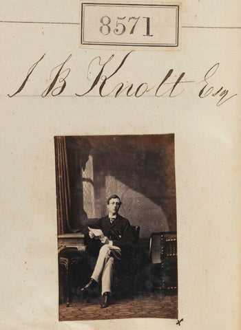 Possibly James Bayley Knott ('Mr J.B. Knott') NPG Ax58394