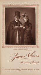 James Lewis as Justinian Babbit; Mrs George Henry Gilbert (Ann Hartley) as Mrs Zantippa Babbit in 'A Night Off' NPG Ax29794
