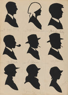 Tourists on the West Pier, Brighton (H. Trevor Batty; G.M.K. Buchanan; J.M. Ambrey? Ailes; G. Stine; C. Skovron?; W. Purnes?; an unknown man; Kynne? D. Coles; O. Barlow) NPG D46507