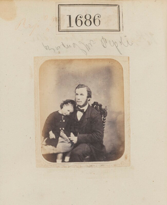 'reproduced by order of count pepoli' (unknown man and girl) npg ax51079
