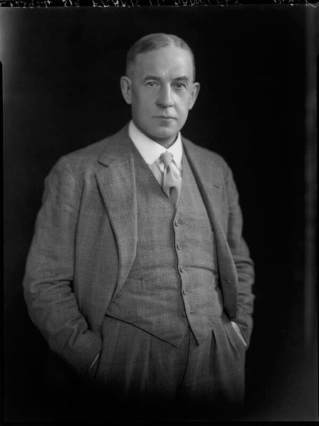 Sir Frank Morrish Baddeley Portrait Print – National Portrait Gallery Shop