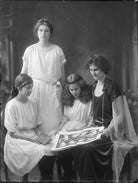Lady Eleanor Keane (née Hicks-Beach); Adelaide Pegge (née Keane); Sheila Knight (née Keane); Madeline Emerson (née Keane) NPG x158737