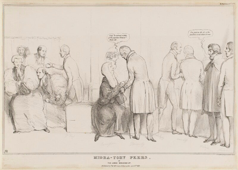 Migra tory peers, or the lords breaking up npg d41125
