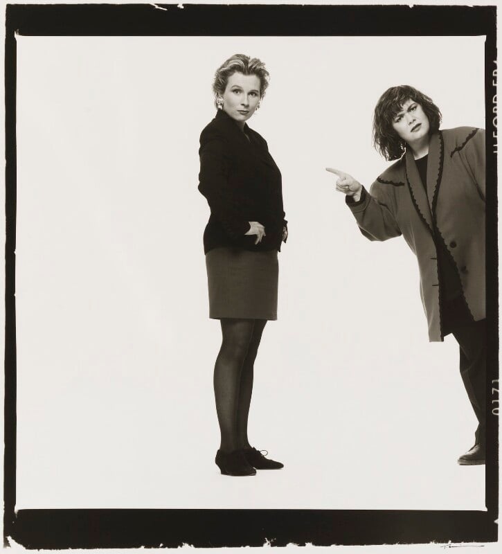 Jennifer saunders; dawn french as 'french and saunders' npg x35345