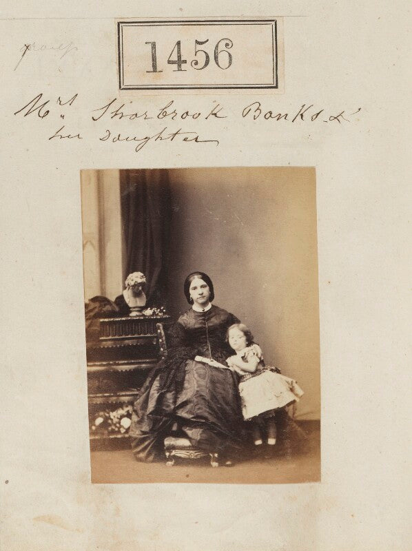 Elizabeth hutchinson banks (née fearon); frederica l. banks npg ax50853