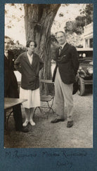 Jean Reymond; Catherine Colomb (Marie-Louise ('Marion') Reymond (née Colomb)); Philip Edward Morrell NPG Ax142651