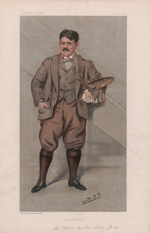 Edwin austin abbey ('men of the day. no. 733.') npg d44941