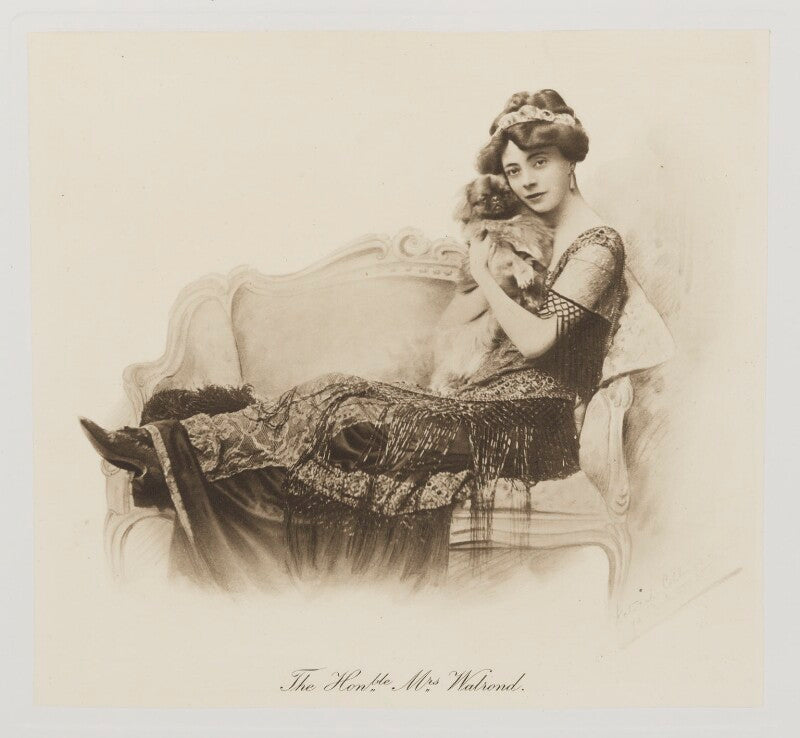 Hon. charlotte margaret lothian walrond (née coats, later adams) npg ax161385