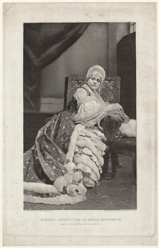 Madame fanny janauschek as marie antoinette npg x18843