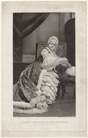 Madame Fanny Janauschek as Marie Antoinette NPG x18843