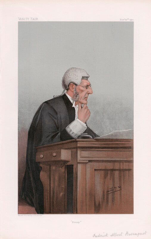 Sir frederick albert bosanquet ('judges. no. 63.') npg d45093