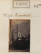 Miss Kemshead NPG Ax62736