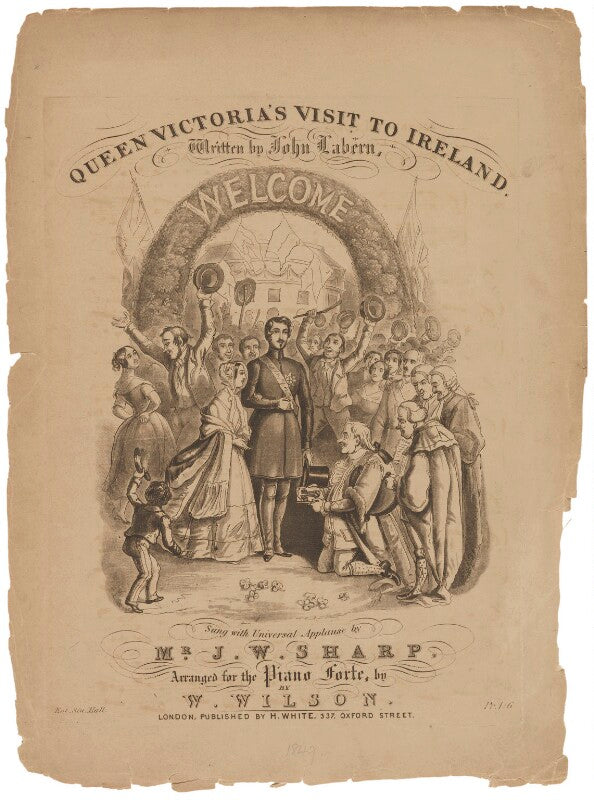 Queen victoria's visit to ireland (including queen victoria and prince albert of saxe coburg gotha) npg d47393