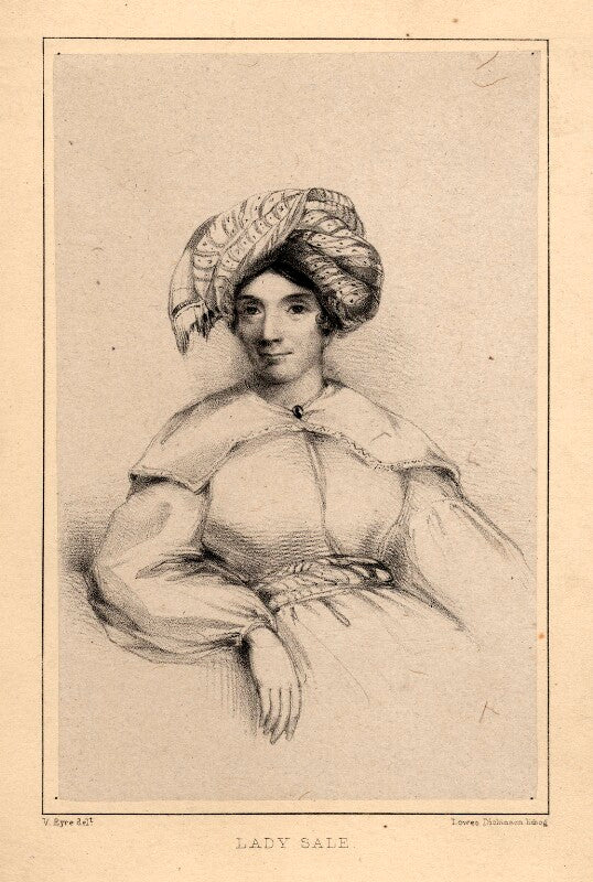 Florentia (née wynch), lady sale npg d5891