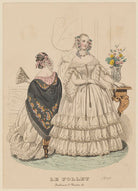 Ball and dinner dresses, February 1840 NPG D47855