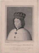 Unknown sitter engraved as King Henry VII when Earl of Richmond NPG D9417