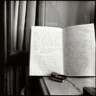 Visitors' comments book at Ida Kar's exhibition in Moscow NPG x134761